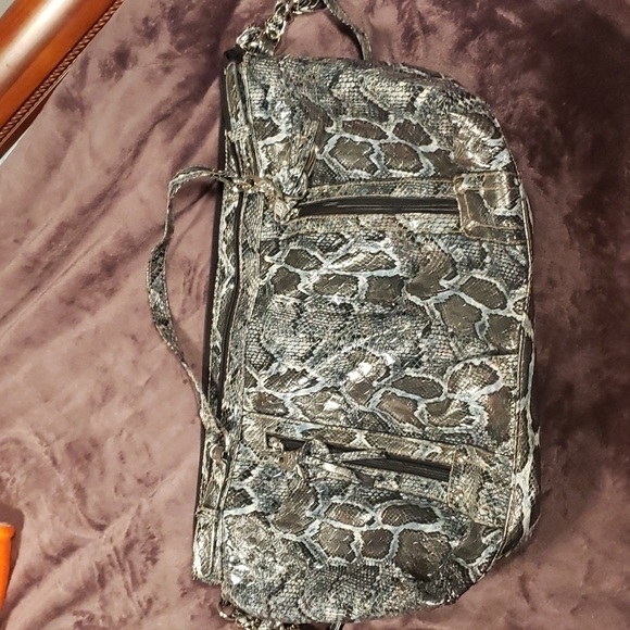GENNA de Rossi XLarge purse‎ snake skin - Picture 1 of 16